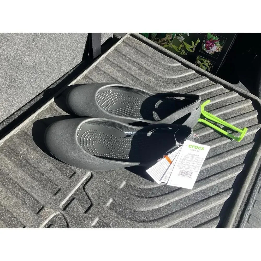 Crocs Flat Women 10 Slip On Ballet Kadee Casual Lightweight Breath Party Core Ex - Picture 4 of 8